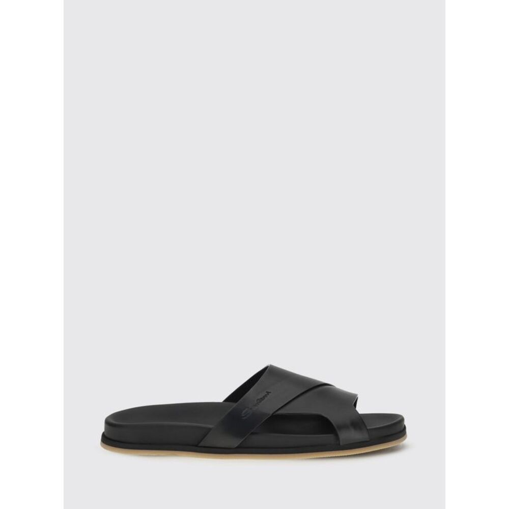 Santoni Sandals Men Black